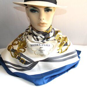 Hermes Brides de Gala Silk Scarf. RARE Color